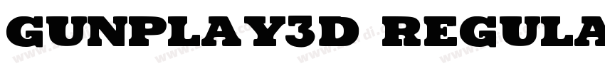Gunplay3D Regular字体转换
